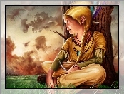 Indianka, Warkocz, Drzewo