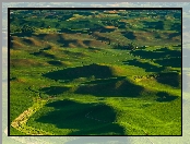 Region Palouse, Droga, Wzgórza, Stany Zjednoczone, Pola, Stan Waszyngton