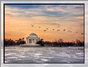 Waszyngton, Ptaki, Pomnik, Thomas Jefferson