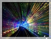 Abstrakcja, Światła, Tunel