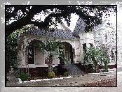Wiktoriański, Ulica, Dom, Drzewo