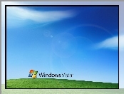 Windows Vista, chmury, microsoft, łąka