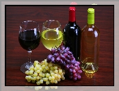 Winogrona, Wino, Kompozycja
