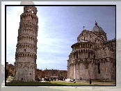 Włochy, Kościół, Piza, Krzywa Wieża