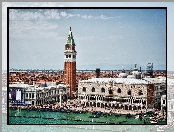 Włochy, Panorama, Wenecja, Miasto