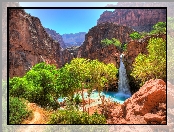 Wodospad, Grand Kanion, Arizona