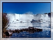 Statek, Kanada, Wodospad, Niagara