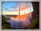 Wodospad, Seljalandsfoss