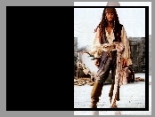Piraci Z Karaibów, kapitan, armata, Johnny Depp