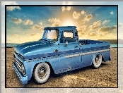 Zabytkowy, 1965, Niebieski, Chevrolet C10