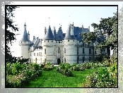 Zamek, Francja, Chaumont Sur Loire, Ogród