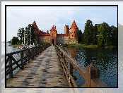 Zamek, Most, Troki, Litwa