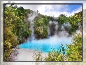 Nowa Zelandia, Para, Waimangu Volcanic Valley, Jezioro