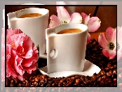 Kawa, Ziarenka, Kwiatki