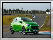 Zielony, Opel Corsa Vauxhall VXR, 2015