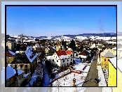 Pejzaż, Zimowy, Miasto