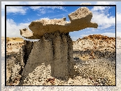 Formacje, Bisti Badlands, Nowy Meksyk, Skały, Stany Zjednoczone