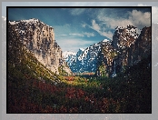 Góry, Stany Zjednoczone, Stan Kalifornia, Park Narodowy Yosemite, Dolina Yosemite Valley