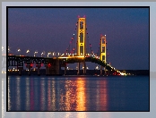 Stany Zjednoczone, Cieśnina Mackinac, Stan Michigan, Most Mackinac