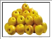 Zółte, Jabłka