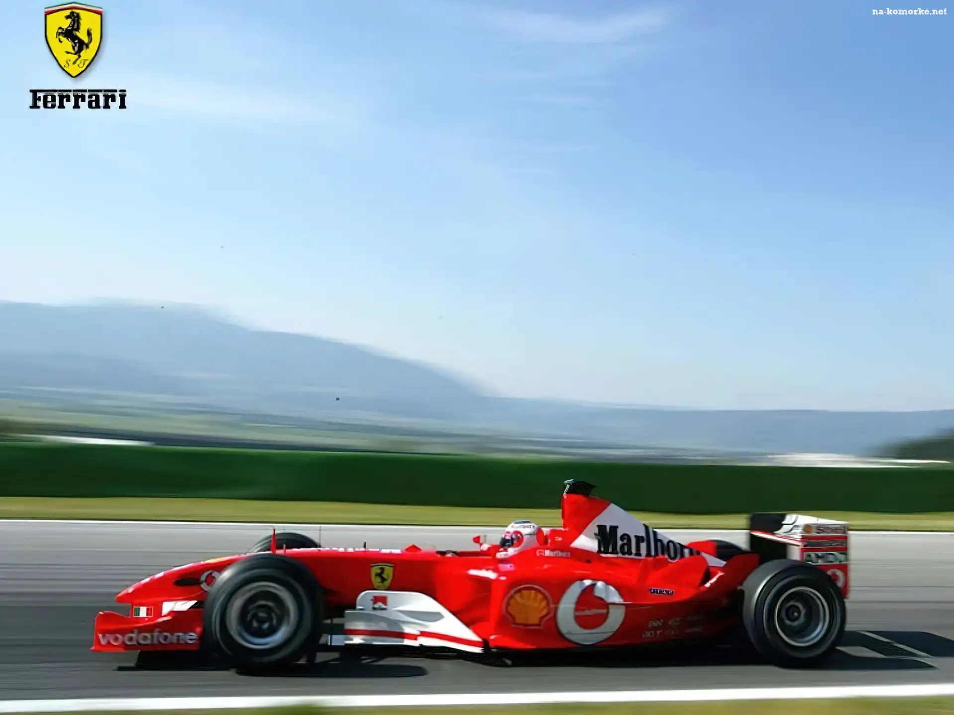 Formuła 1, koła, spojler, ferrari , bolid, opony, kask