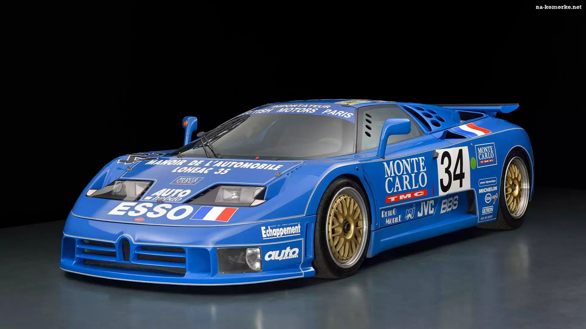 Niebieskie, Bugatti EB 110