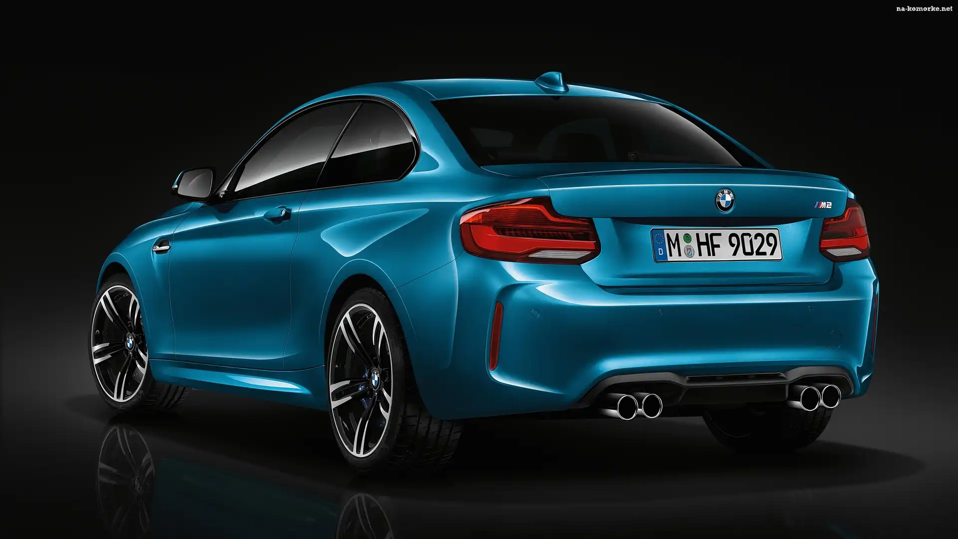 Niebieskie, BMW M2 Coupe Long Beach Blue Metallic, 2016