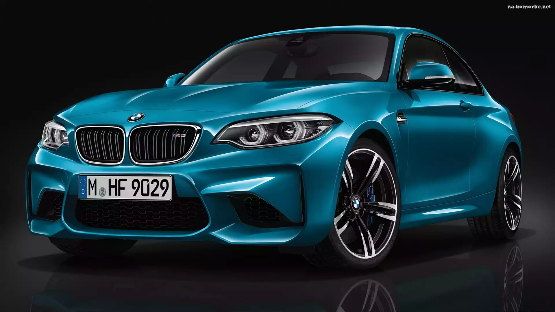 Niebieskie, BMW M2 Coupe Long Beach Blue Metallic, 2016