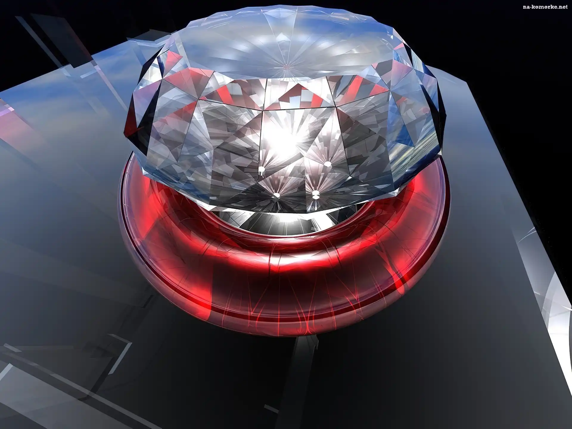 3D, okrÄ…g, Wektorowa, czerwony