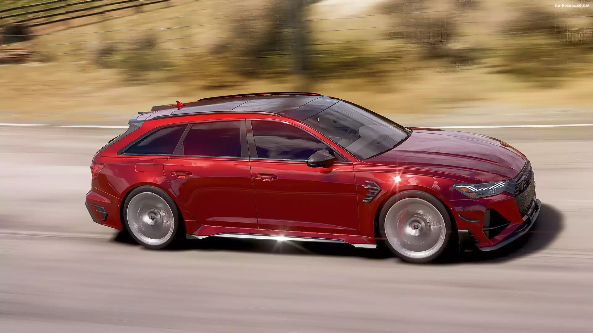 Samochód, Audi RS6 Avant, Gra, Forza Horizon 5