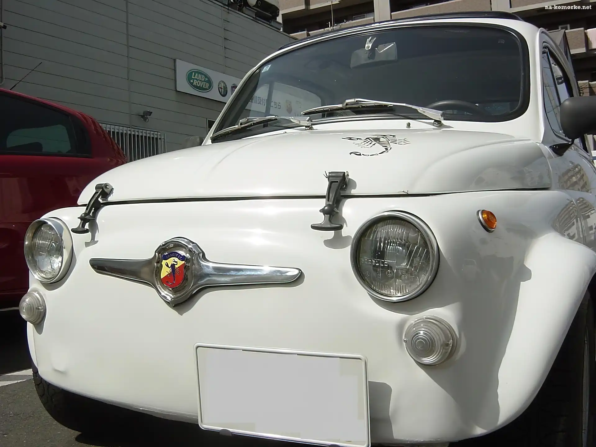 Abarth 595, Przód, Skorpion, Reflektory