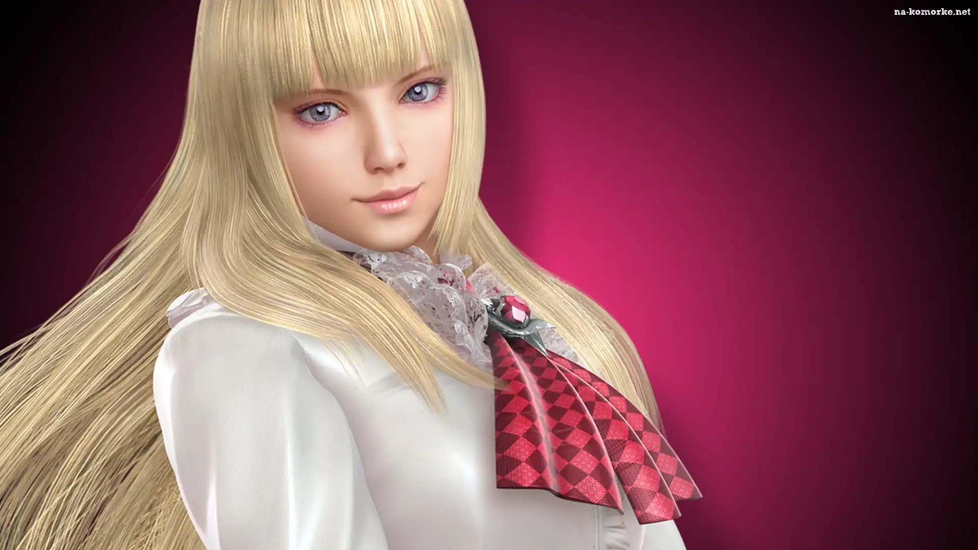 Róż, Lili, Kobieta, Żabot, Tekken 6, Broszka