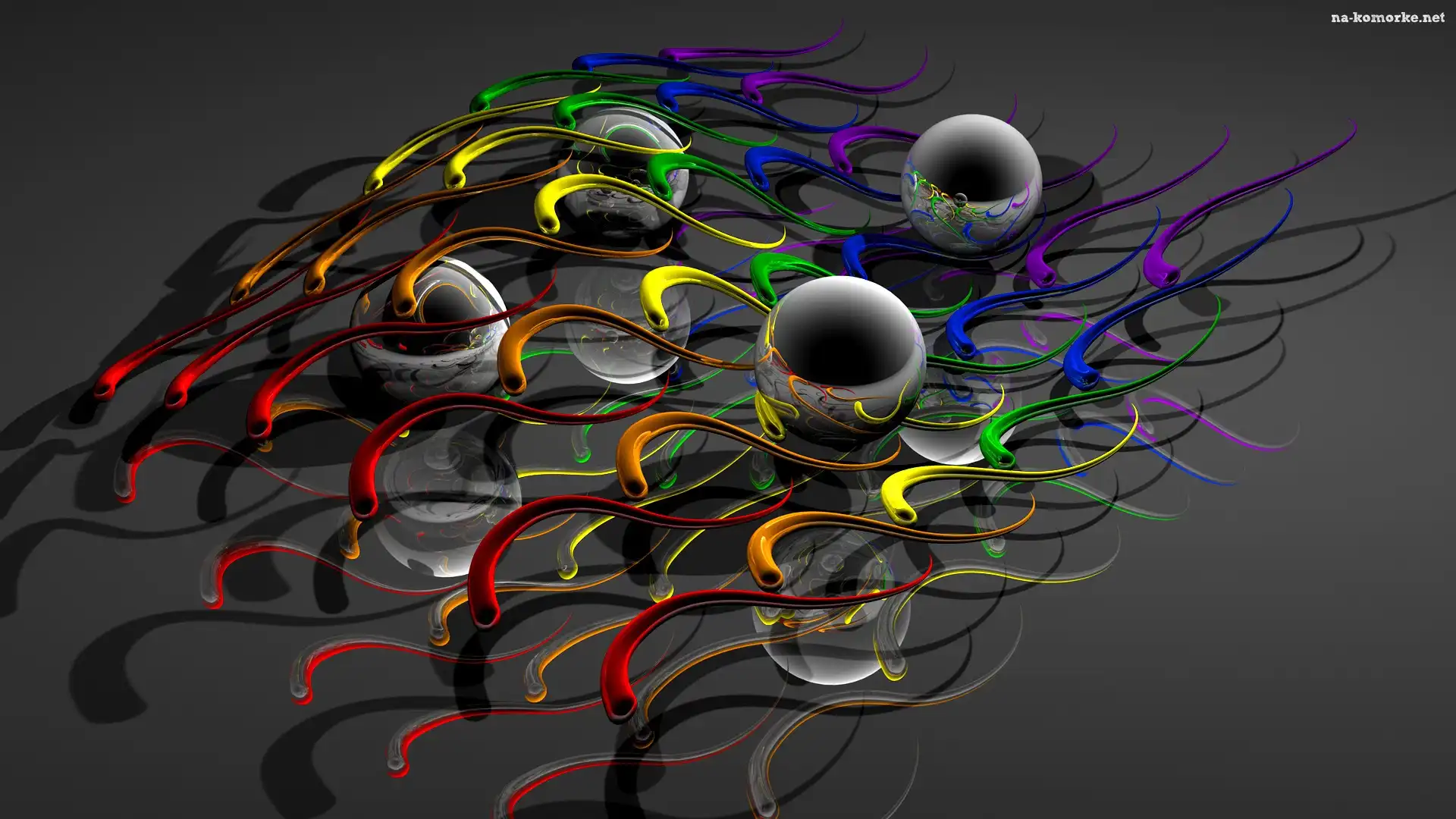 Kule, Abstrakcja, Grafika 3D