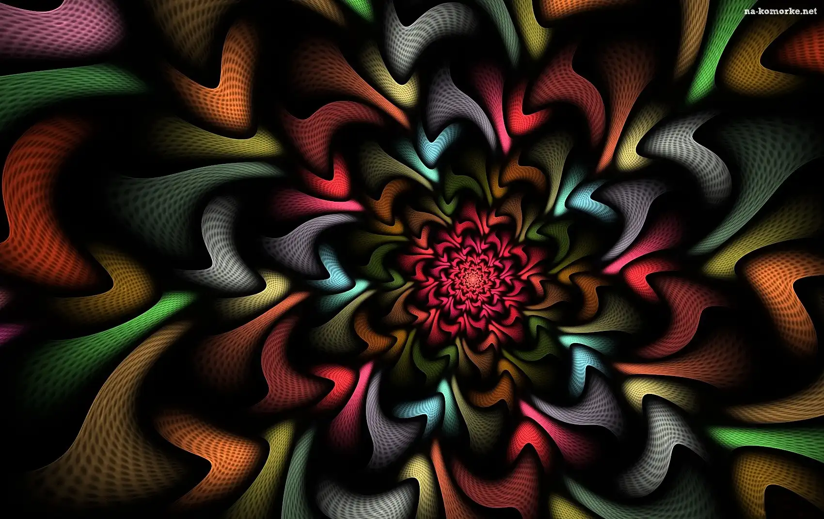 Kwiat, Abstrakcja, Grafika