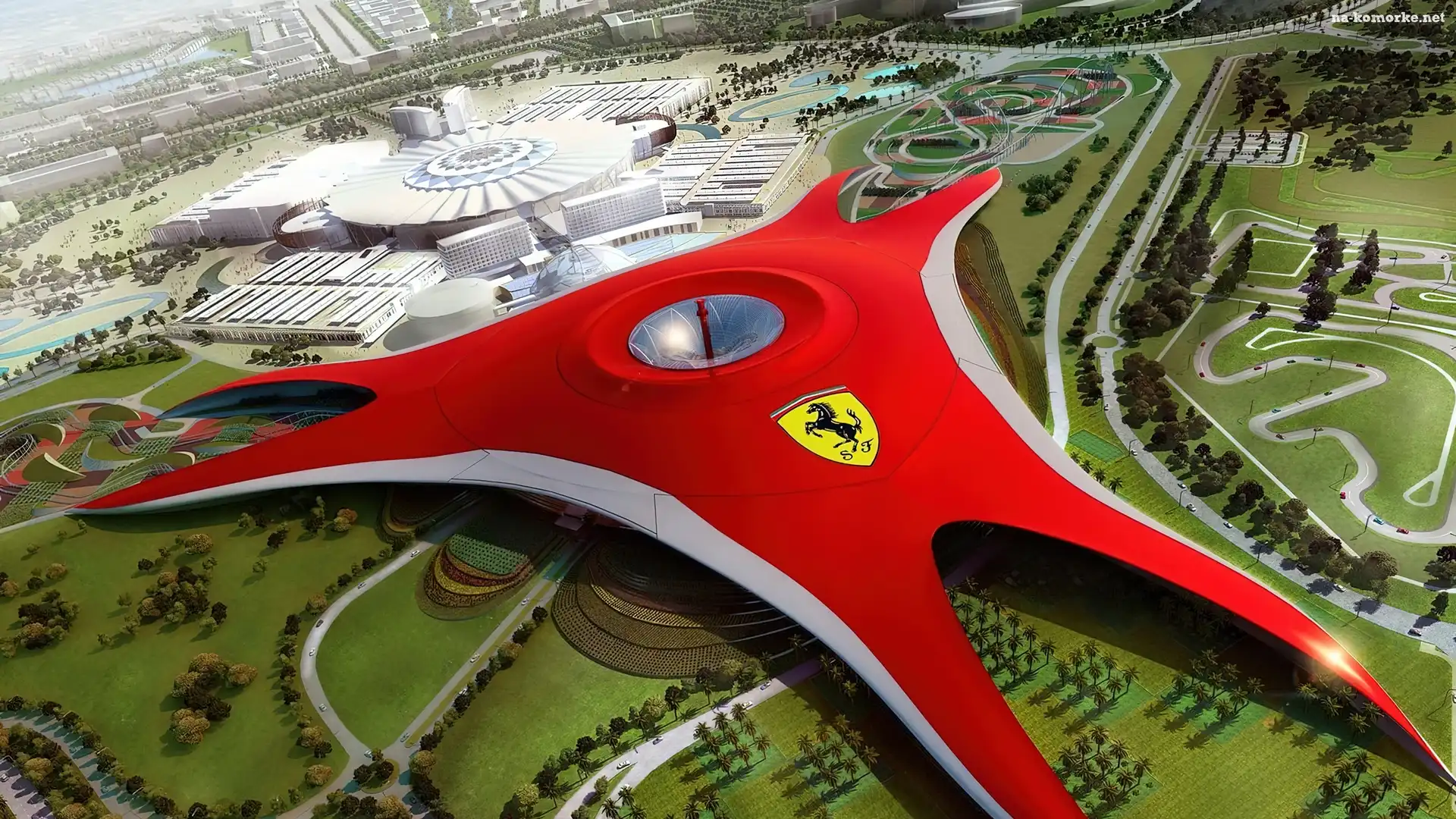 Abu Zabi, Świat, Ferrari, Park, W