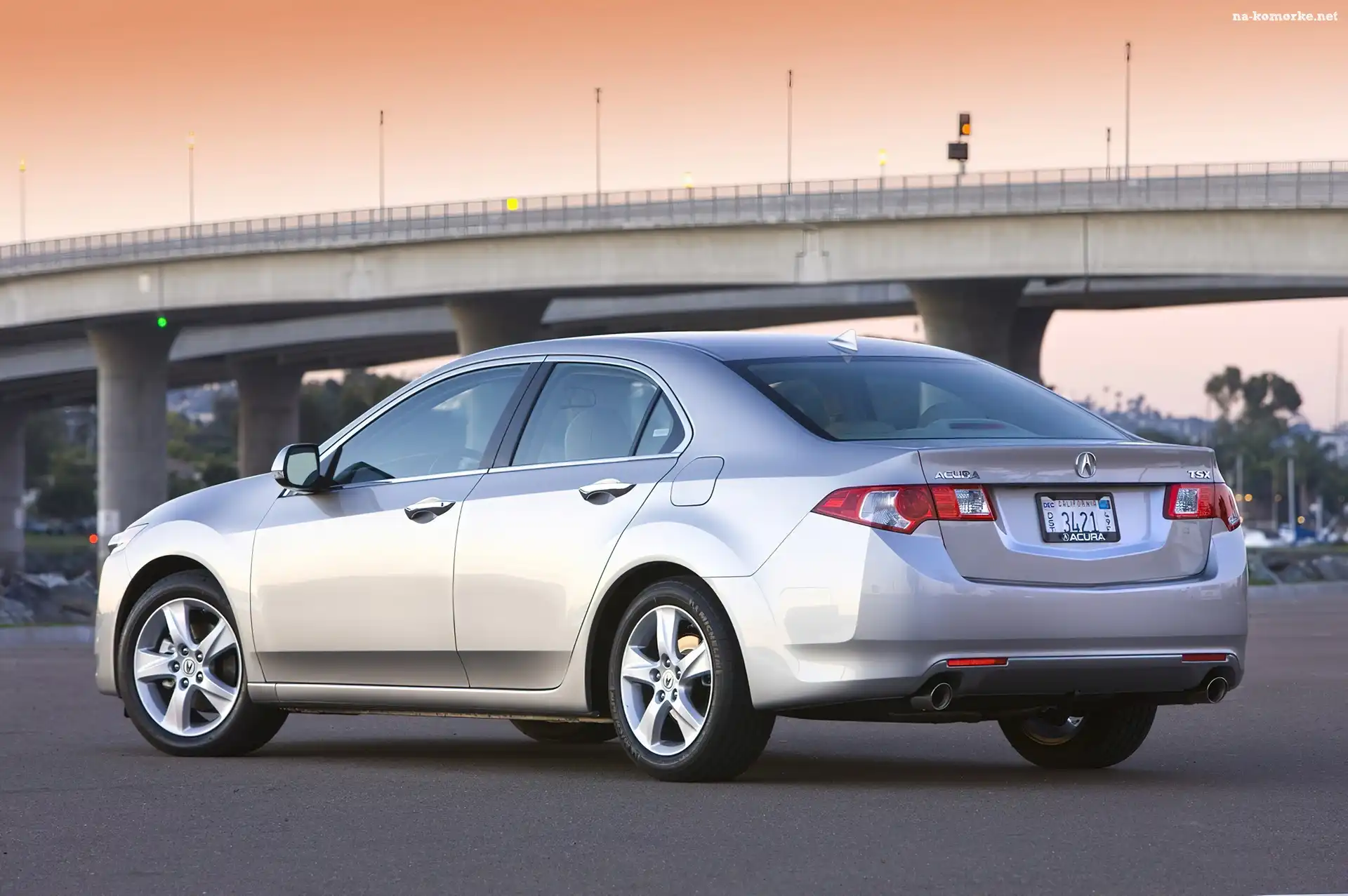 Acura TSX, California, Opony, Michelin