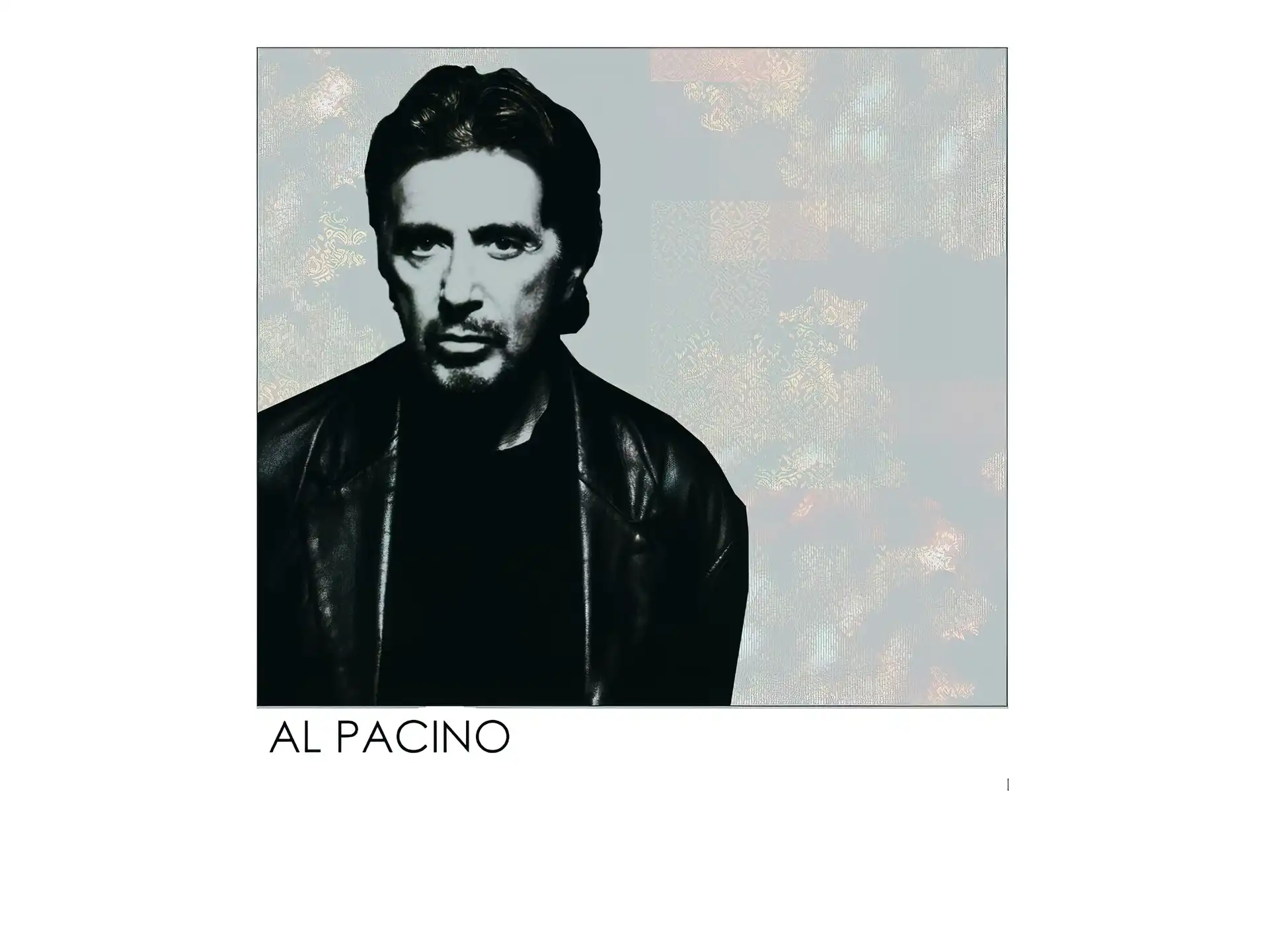 Al Pacino, czarny, strój