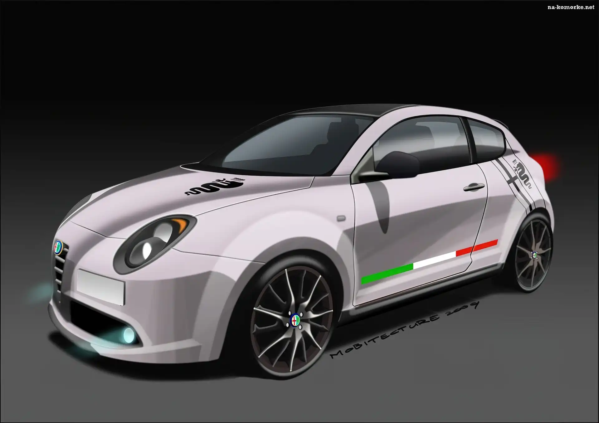 Alfa Romeo MiTo, Grafika, Prototyp
