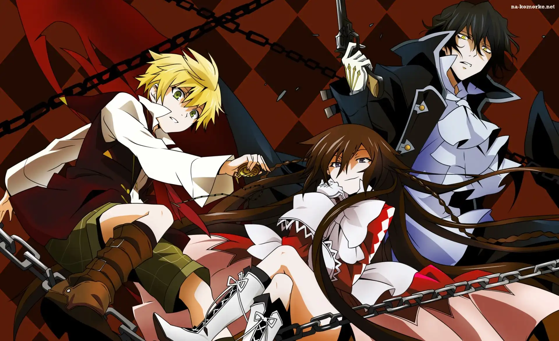 Alice, Pandora Hearts, Oz, Raven, Gilbert