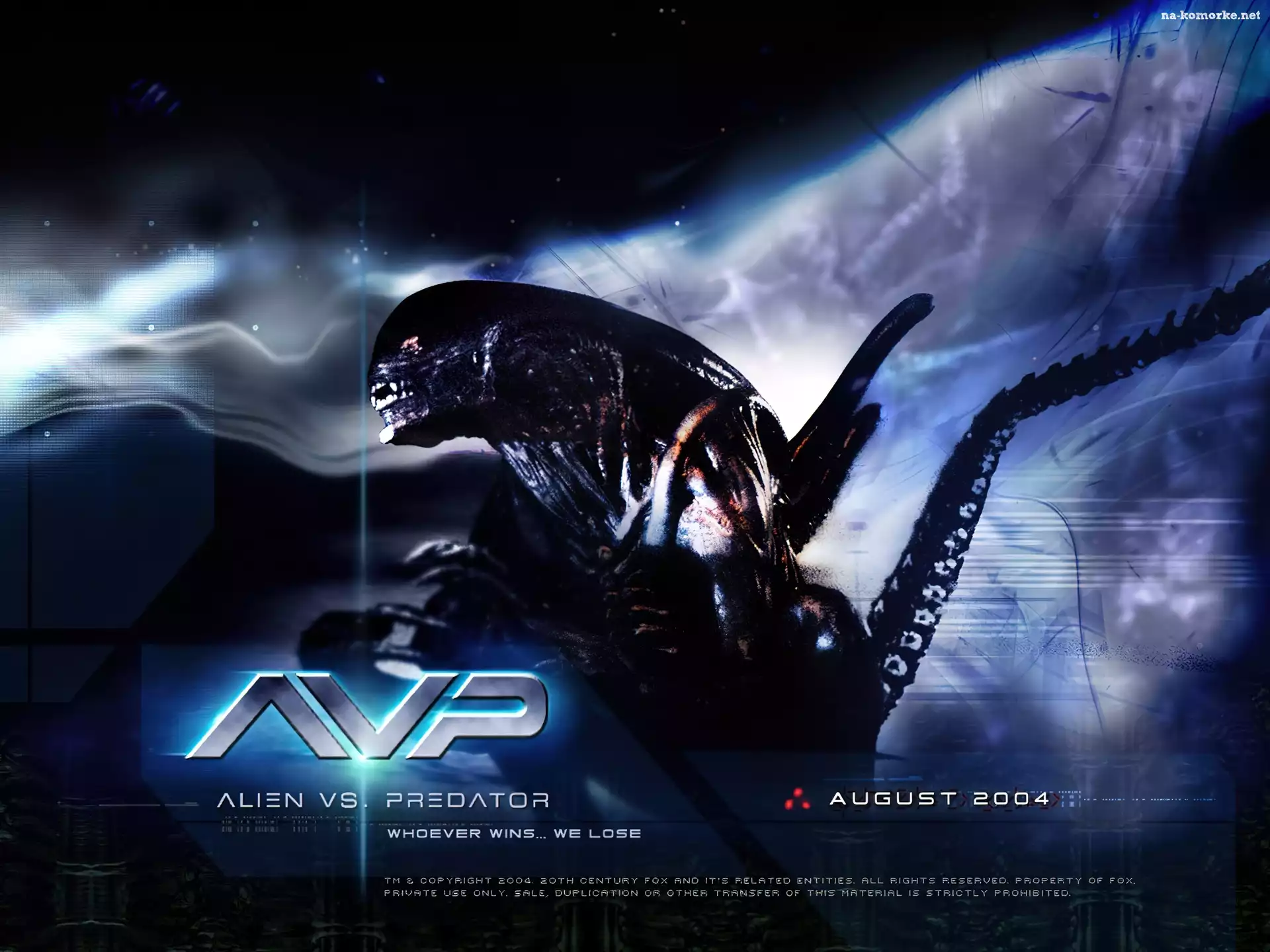 Alien Vs Predator 1, dziwolÄ…g, ogon