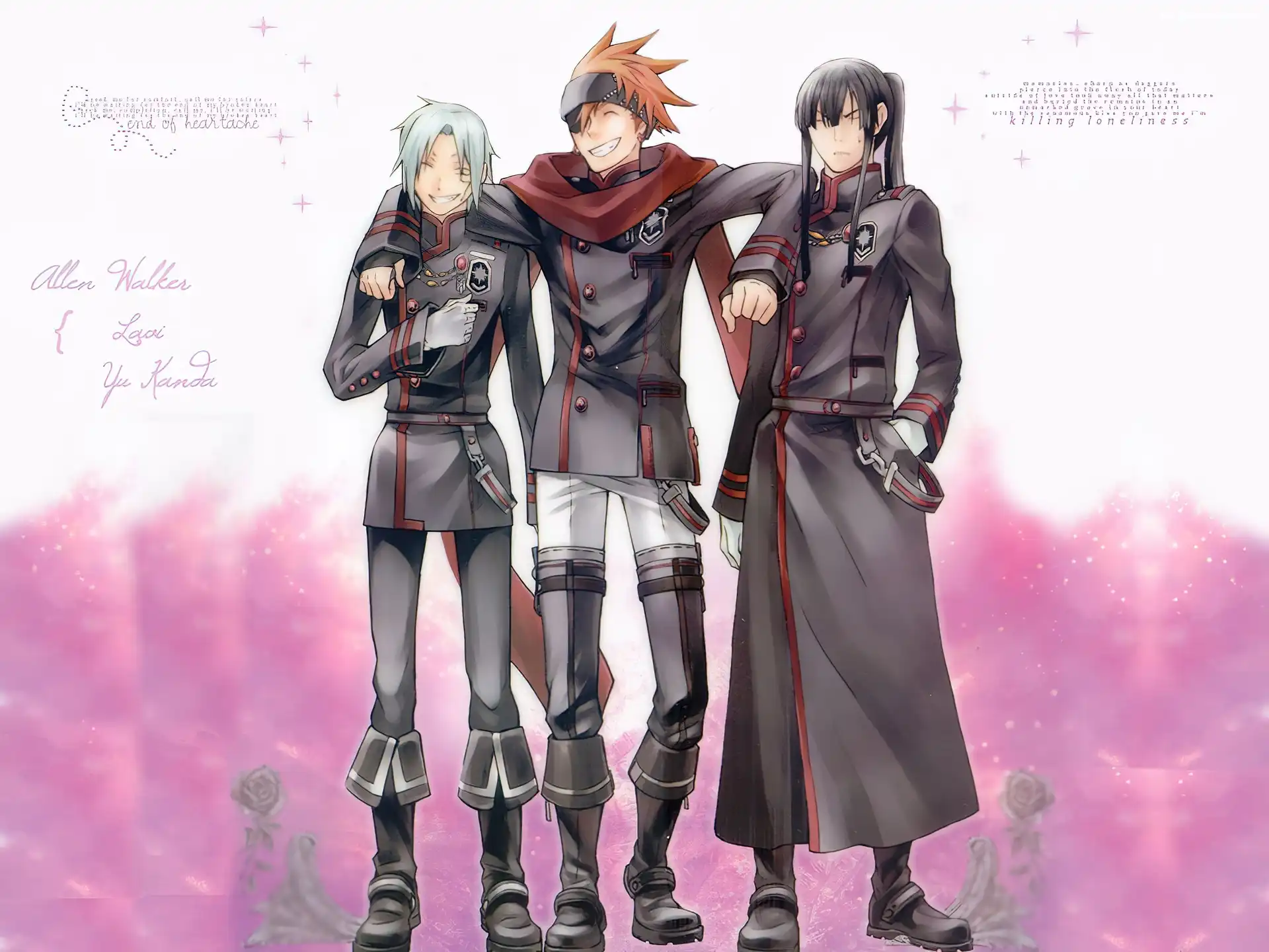 Kanda, D.Gray-Man, Allen, Lavi