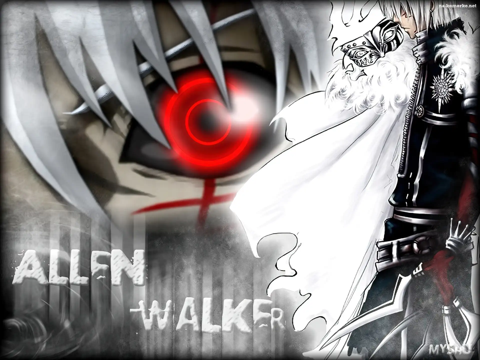 allen, oko, walker, czerwone