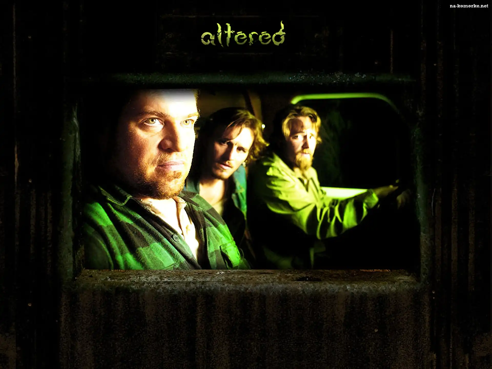 Altered, koszula, okienko, zielona