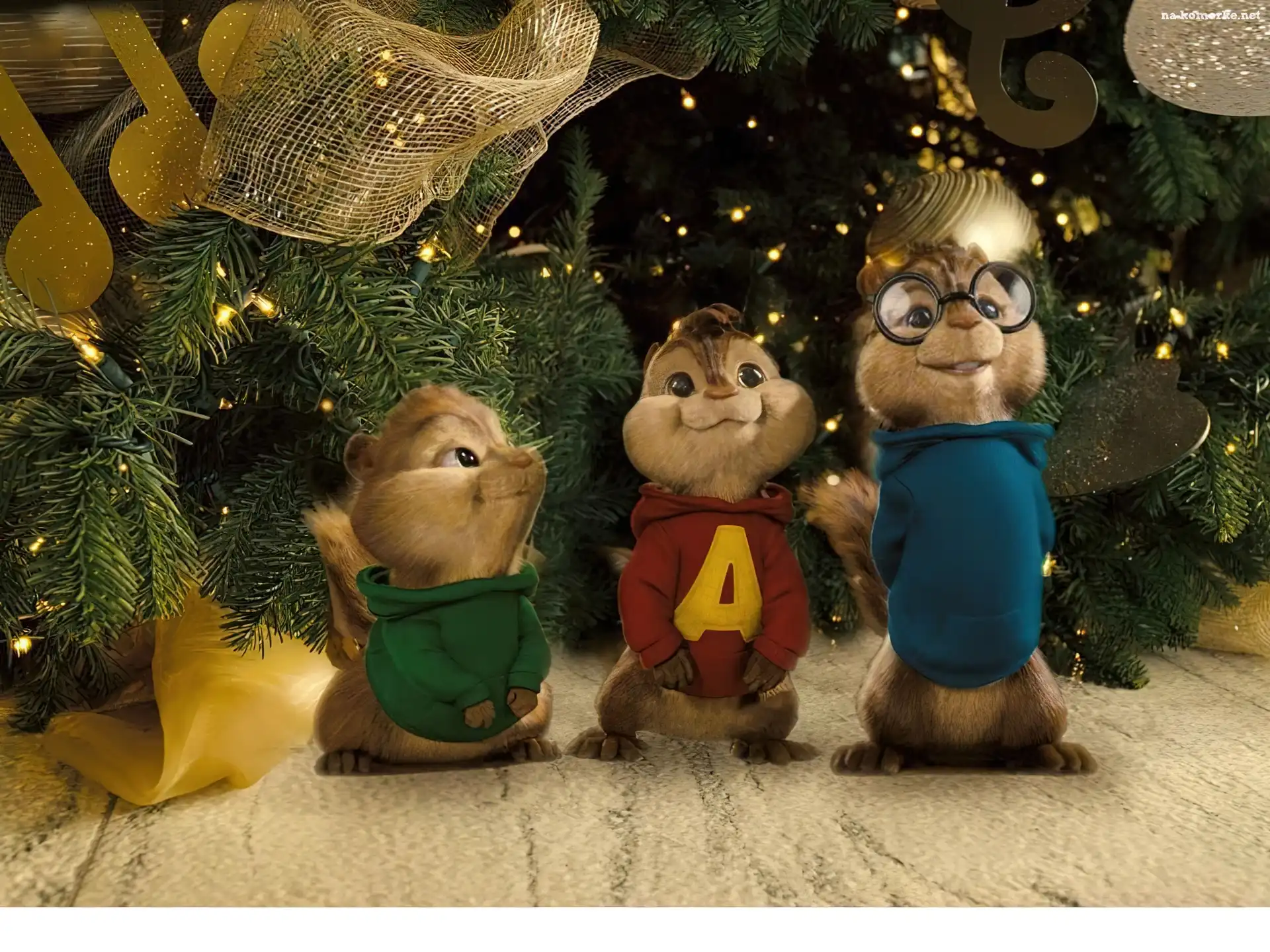 Alvin i wiewiórki 2, choinka