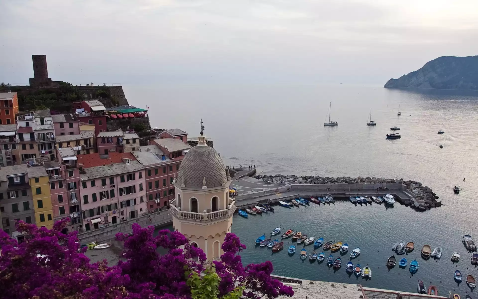 Amalfi, Łodzie, Miasto, Zatoka