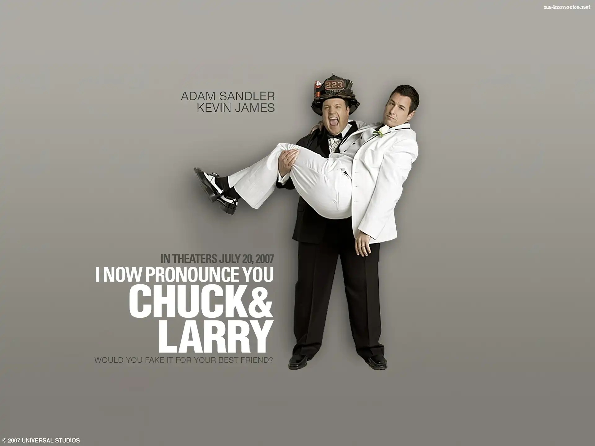 I Now Pronounce You Chuck And Larry, garnitur, Kevin James, Adam Sandler