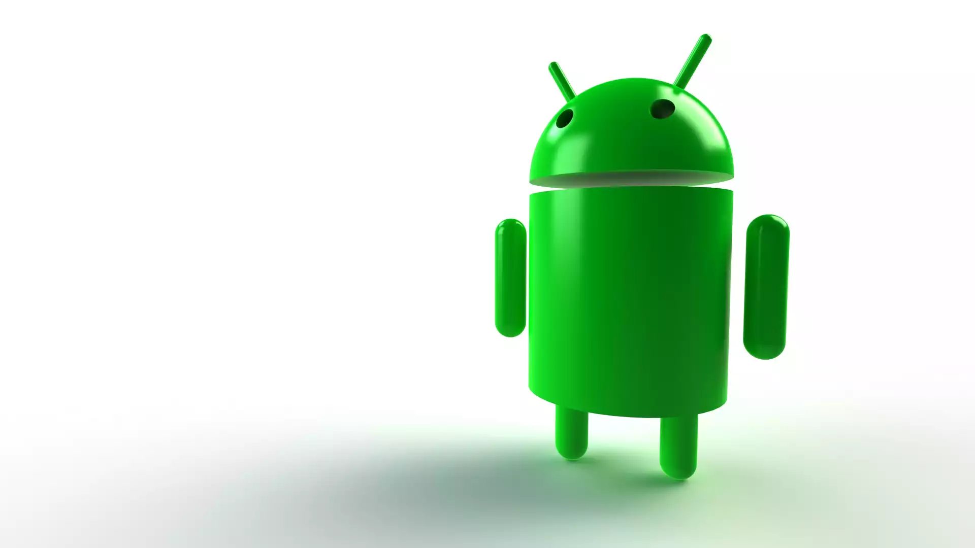 Zielony, Android, 3D