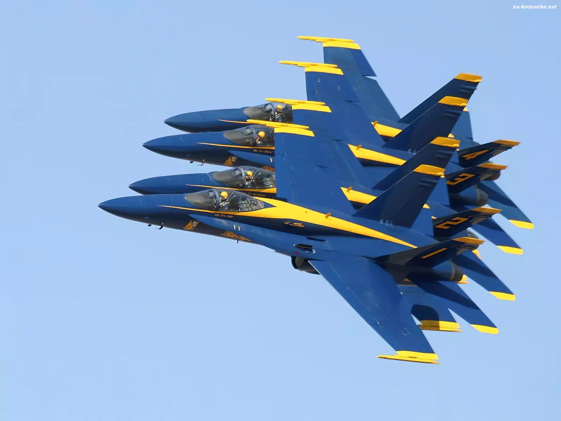 Boeing F/A 18-Hornet, Czterej, Wspaniali, Blue, Angels