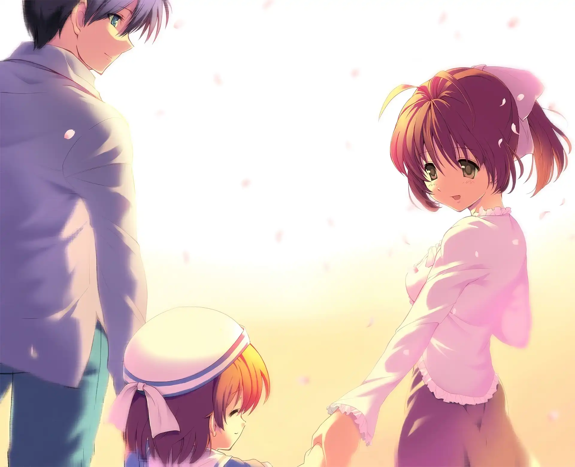 Okazaki Tomoya, Clannad, Nagisa, Rodzina, Ushio, Anime