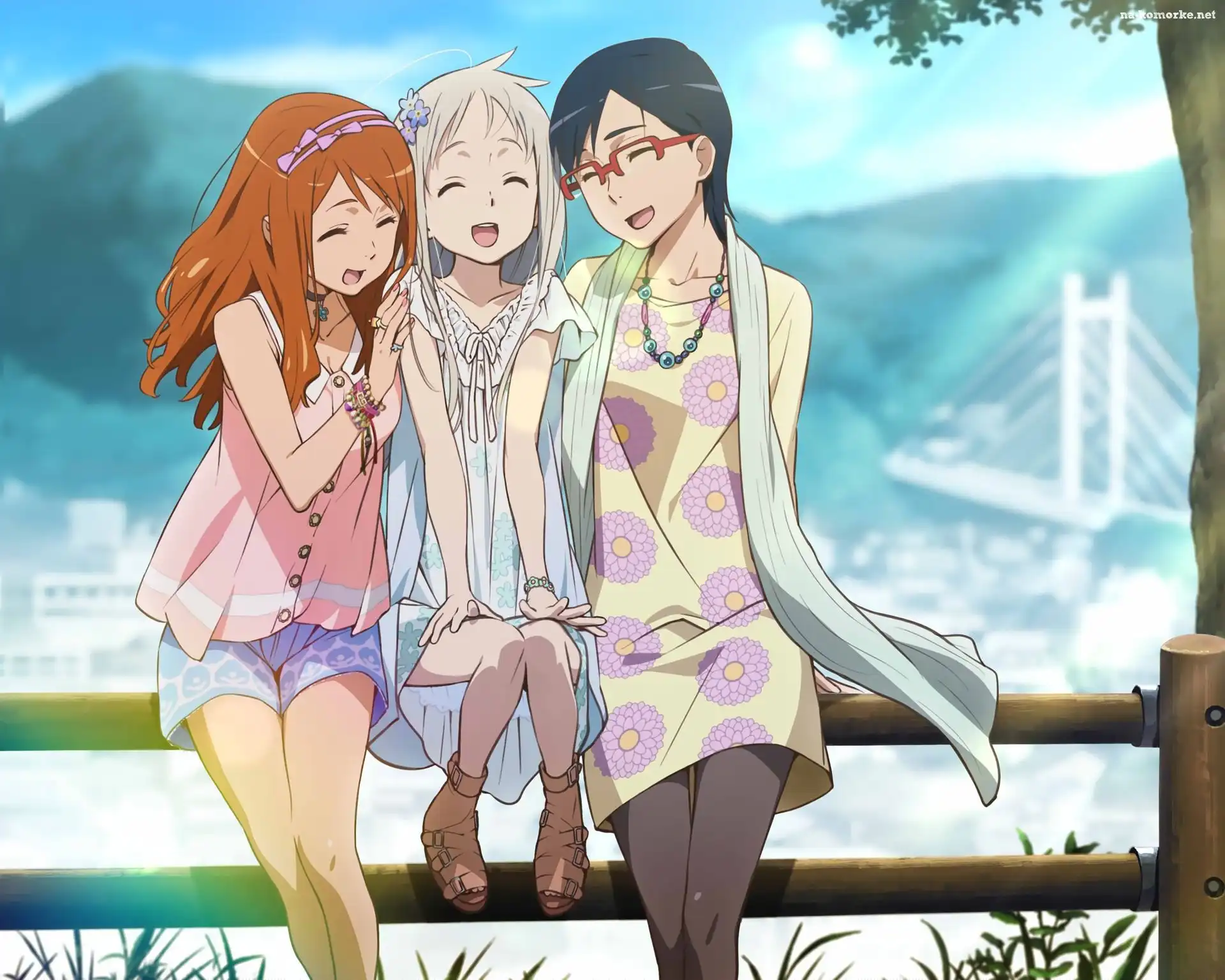 Ano Hi Mita Hana no Namae wo Bokutachi wa Mada Shiranai, Tsurumi Chiriko, Honma Meiko, Anjou Naruko